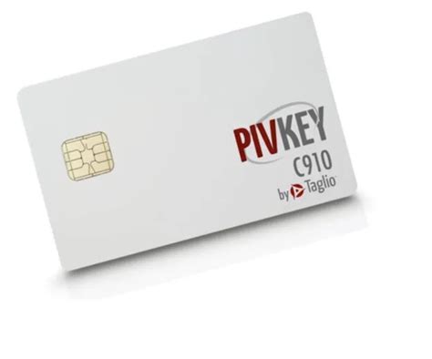 taglio pivkey c910 certificate based pki smart card|PIVKey C910 Dual (Contact/Contactless) PKI Smart .